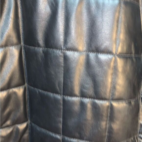 Customized LADIES OF HARLEY Vintage 90s Tommy Hilfiger Quilted Leather Jacket - Picture 16 of 16